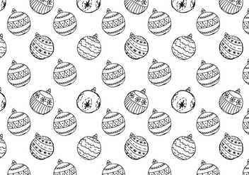 Free Christmas Hand Drawn Pattern Background - Kostenloses vector #420489