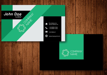 Creative Business Card - Free vector #420969