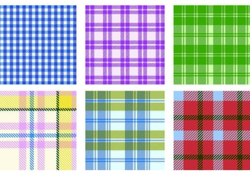 Vector Flannel Pattern Pack - vector #421519 gratis