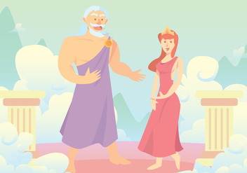 Hercules' Parents Vector Background - vector #421749 gratis