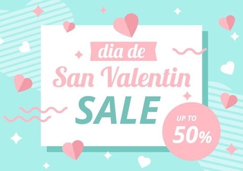 Free San Valentin Background Sale Vector - бесплатный vector #421879
