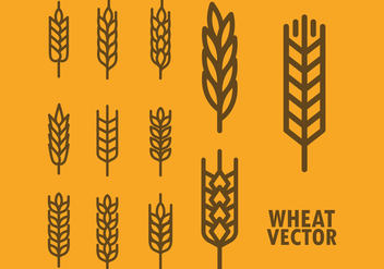 Free Wheat Vector Icons - vector #424999 gratis