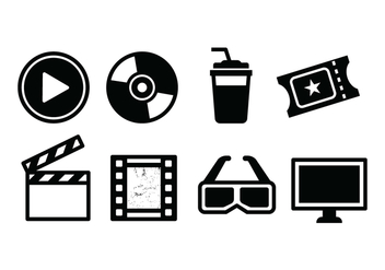 Free Movie Icon Set - vector gratuit #426449 