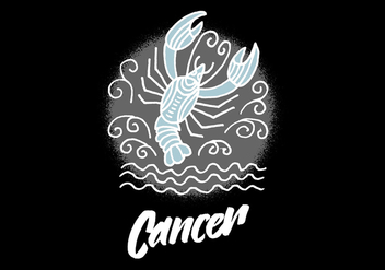 Cancer Zodiac Symbol - vector gratuit #428009 