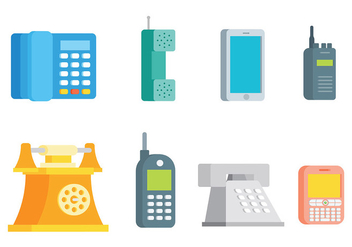 Free Tel Icons Vector - Free vector #428259