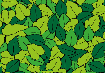 Leaf Seamless Pattern - Vector - Free vector #428539