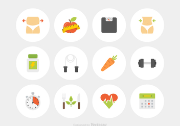 Free Slimming Vector Icons - Free vector #428729
