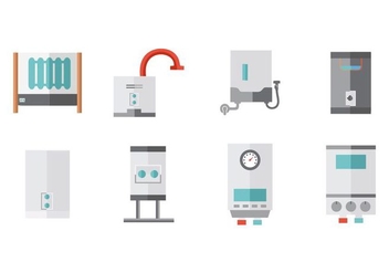 Free Water Heater Collection Vector - Kostenloses vector #428979