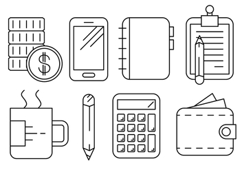 Free Business and Office Icons - vector #429359 gratis