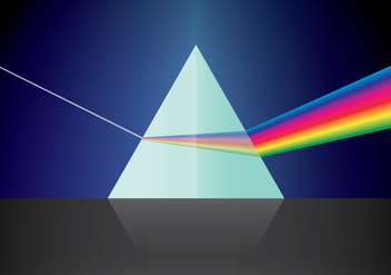 Triangular Prism and Light - Free vector #429879