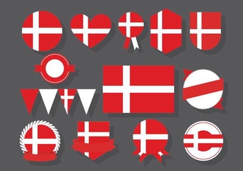 Danish Badges - бесплатный vector #430329