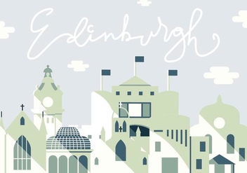 Vector Illustration of Edinburgh City - Kostenloses vector #430339