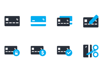 Credit Card Flat Icon - Free vector #430569