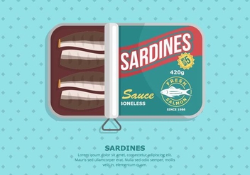 Sardine Background - vector gratuit #430989 