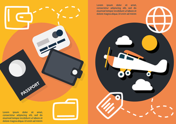 Free Flat Travel Concept Vector - Free vector #431969