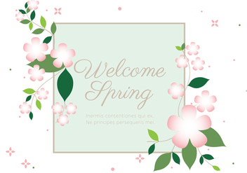 Free Spring Season Vector Background - бесплатный vector #432009