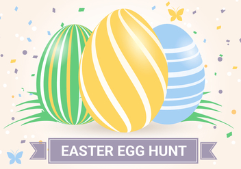 Free Easter Holiday Vector Background - vector #432059 gratis