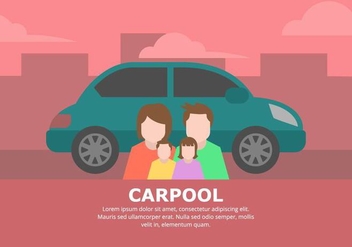 Carpool Background - vector gratuit #433019 