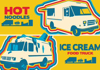 Food Truck Logo - vector gratuit #433029 