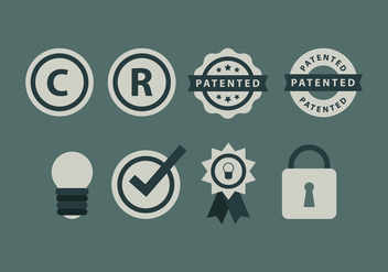 Free Copyright Symbol and Icons - Kostenloses vector #433909