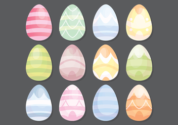 Vector Colorful Easter Eggs - vector gratuit #433979 