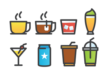 Drink Icon Pack - Kostenloses vector #434129
