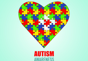 Poster Of Autism Awareness - бесплатный vector #434249