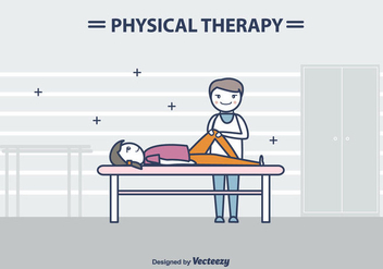 Physiotherapist Vector Illustration - vector gratuit #434729 