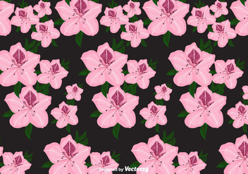 Rhododendron Vector Pattern - бесплатный vector #435109
