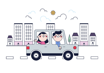 Free Carpooling Vector - vector #435819 gratis