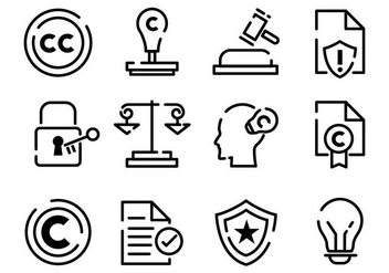 Free Copyright Icons Vector - Free vector #436009