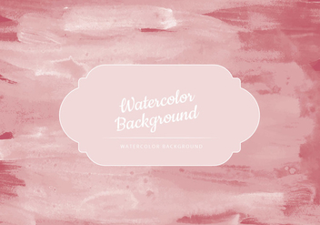 Vector Red Smudges Watercolor Background - Free vector #436429