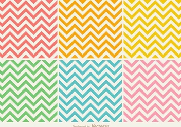Vector Colorful Seamless Zig Zag Pattern - vector gratuit #436559 