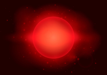 Red Starry, Gas, Nebula, Supernova and Outer Space Background - vector gratuit #436829 