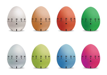 Egg Timer Vector Set - vector #437729 gratis