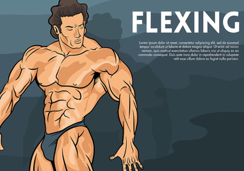 Flexing Vector Background - vector gratuit #438689 