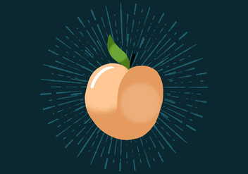 Radiant Peach - Free vector #438779
