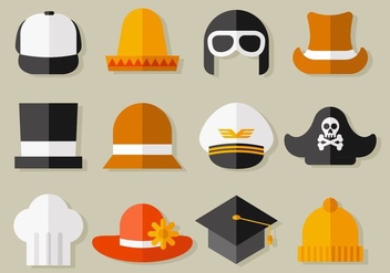 Free Hat Collection Vector - Free vector #439339