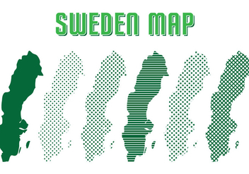 Sweden Map Vector - бесплатный vector #439549