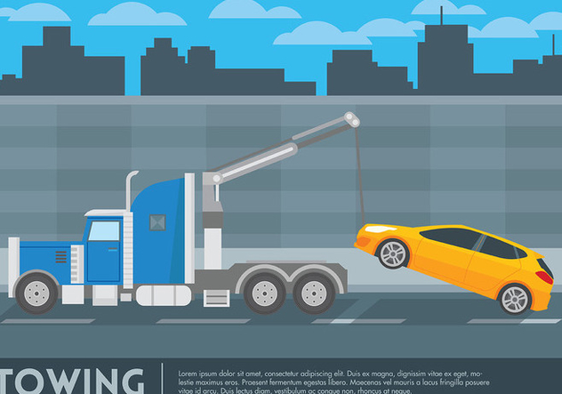 Towing Vector Background - Free vector #439709