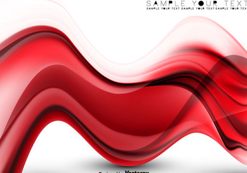 Vector Abstract Background - Red Vector Abstract Wave - бесплатный vector #439829