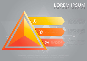 Prism Infographic Template - vector gratuit #440029 