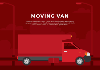 Moving Van Free Vector - Kostenloses vector #440259