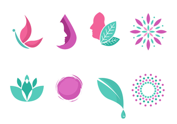 Free Beauty Clinic Logo Symbol Collection - Free vector #441349