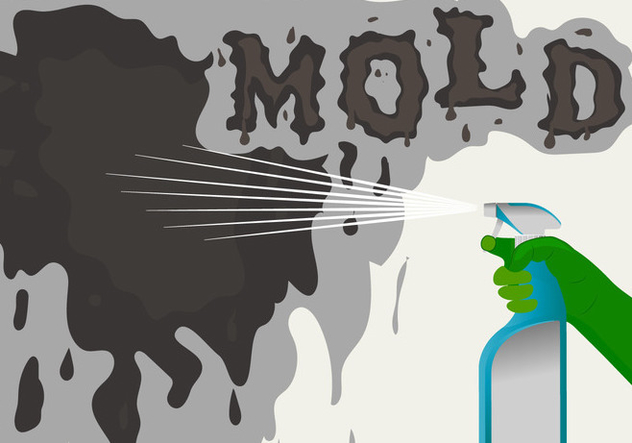 Spraying Mold Vector Background - vector gratuit #442019 