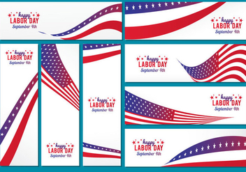 Labor Day Banner Vector - Free vector #443939