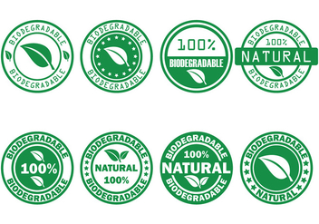 Biodegradable Vector Stamp - Free vector #443969