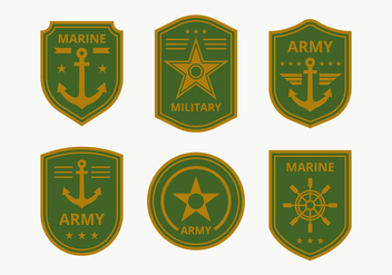 Marine Corps Badge Collection - Free vector #444149