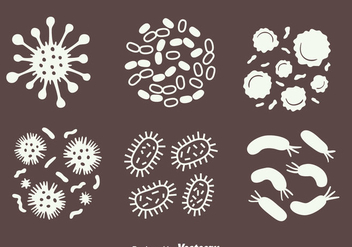 Bacteria Collection Vector - бесплатный vector #444519