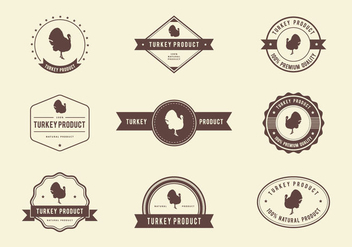 Turkey Product Label Vector - Free vector #444669